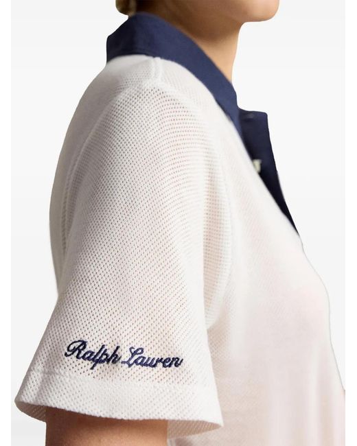 Polo Ralph Lauren White X Wimbledon Collection Embroidered-Crest Polo Shirt