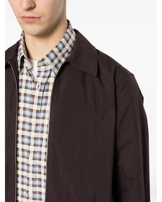 NN07 Brown Virgil Zip Pocket Jacket for men
