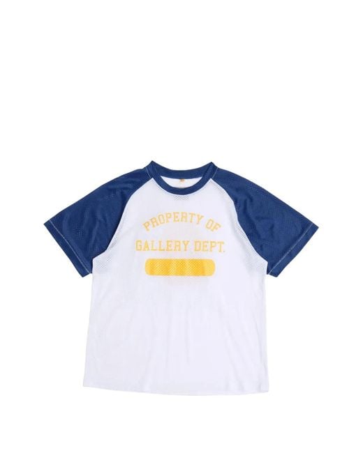 GALLERY DEPT. Blue Raglan-Sleeves T-Shirt
