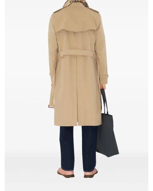 Burberry Natural Kensington Heritage Belted Trench Coat for men