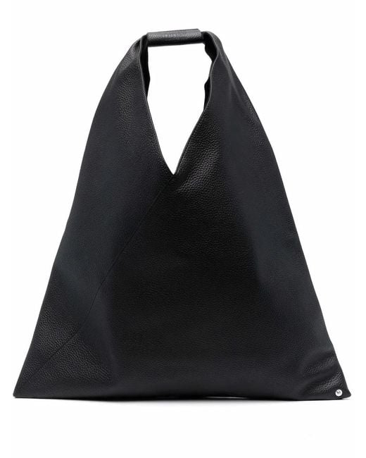 MM6 by Maison Margiela Black Japanese Large Tote Bag