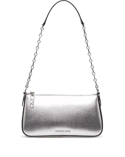 MICHAEL Michael Kors Schoudertas Met Metallic-Effect in het Gray