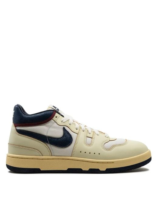 Nike White Attack Prm Panelled Leather Sneakers