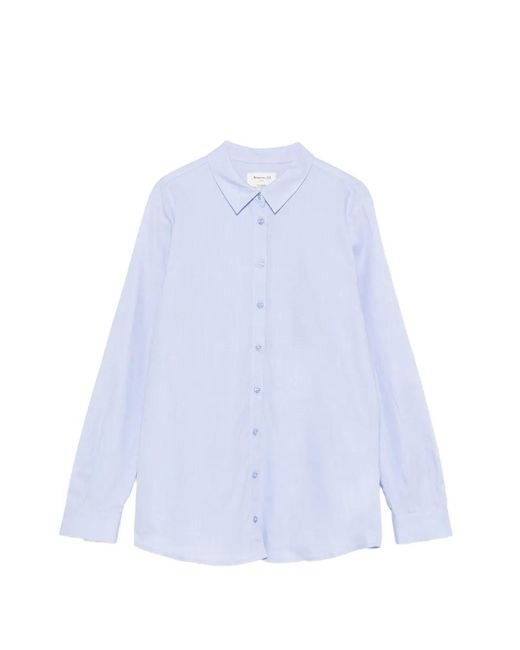 MAISON 123 White Carla Button-Up Shirt