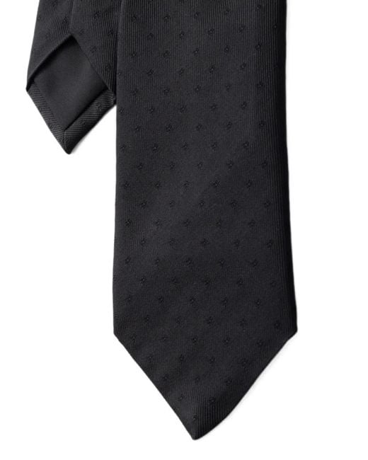 Prada White Silk Tie for men