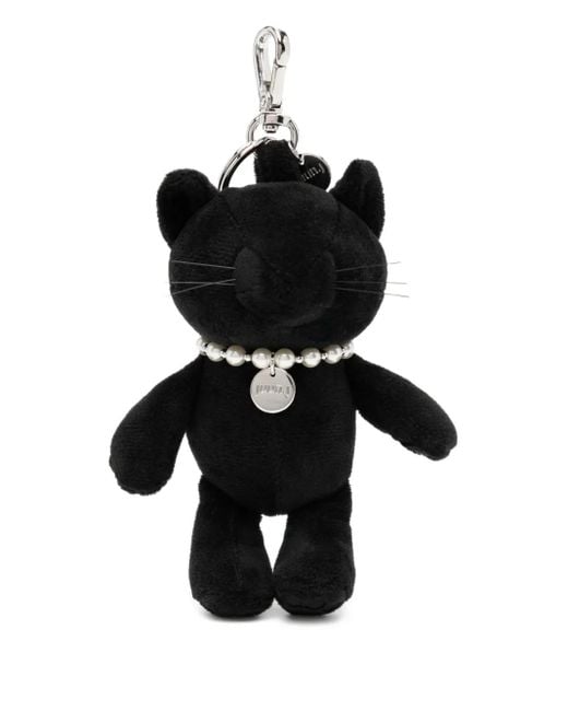 Juun.J Black Cat-Shape Keyring