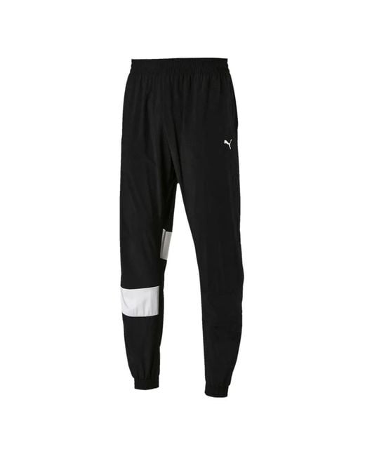 PUMA Black Logo-Detail Track Pants for men