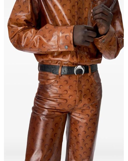 Pantalon Moon MARINE SERRE pour homme en coloris Brown