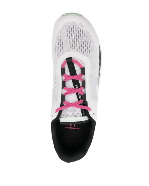 On Shoes White Cloudmster Sneakers for men