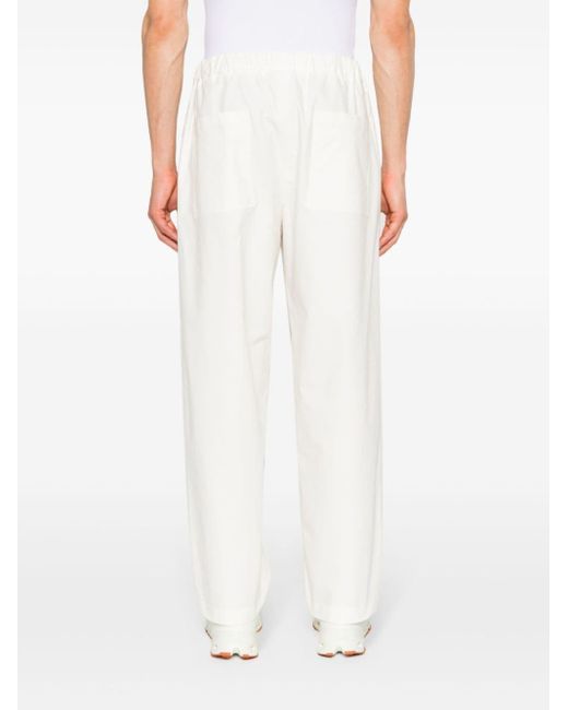 Pantalones impermeables Jil Sander de hombre de color White