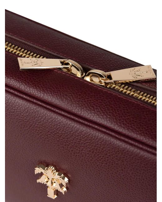 PLACE OF ELMS Brown Logo-Plaque Belt Bag