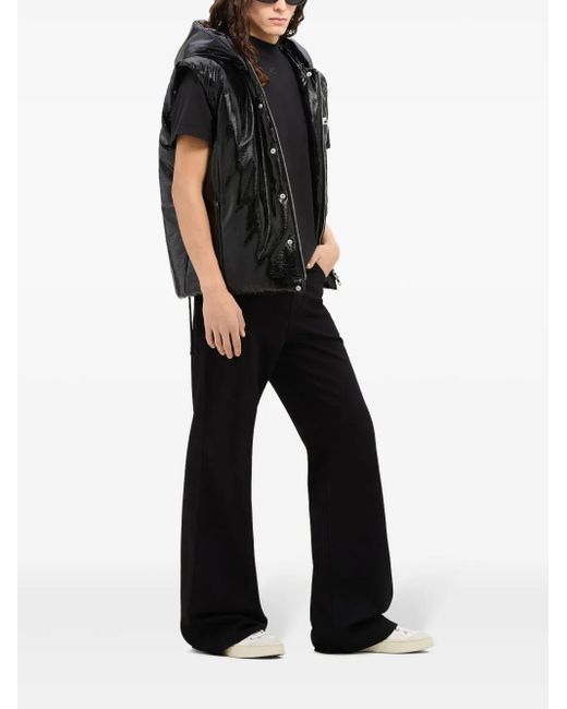 Courreges Black Sleeveless Puffer Vest for men