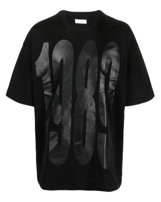 メンズ 1989 STUDIO Faded Logo Tシャツ Black