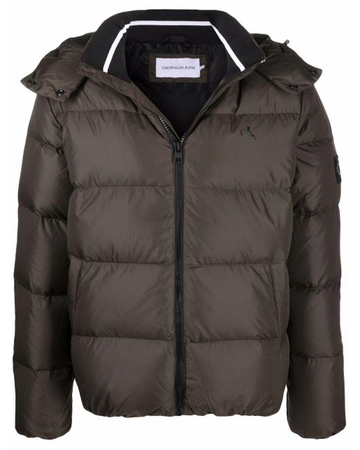 Plumífero impermeable Calvin Klein de Tejido sintético de color Verde para  hombre - Lyst
