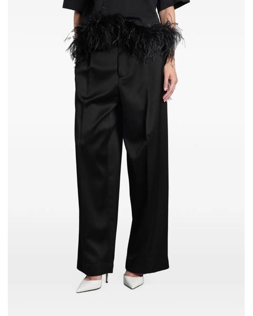 DARKPARK Black Danielle Pleated Trousers