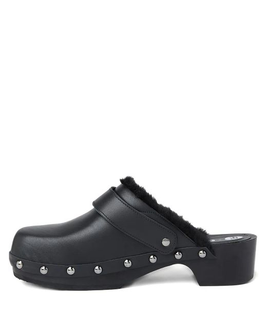 Honey Fucking Dijon Black Studded Mules