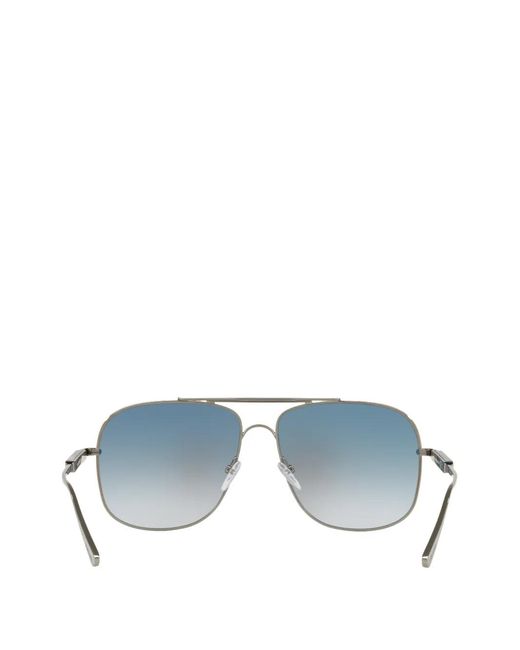 Tom Ford Gray Pilot-Frame Sunglasses for men
