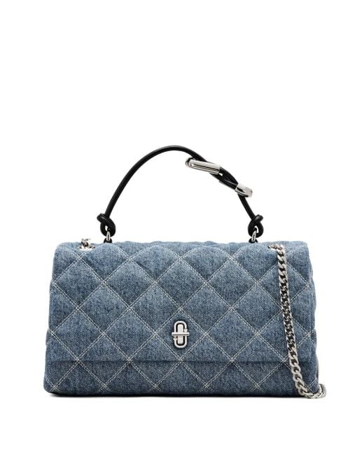 Marc Jacobs Blue The Quilted Denim Shoulder Bag