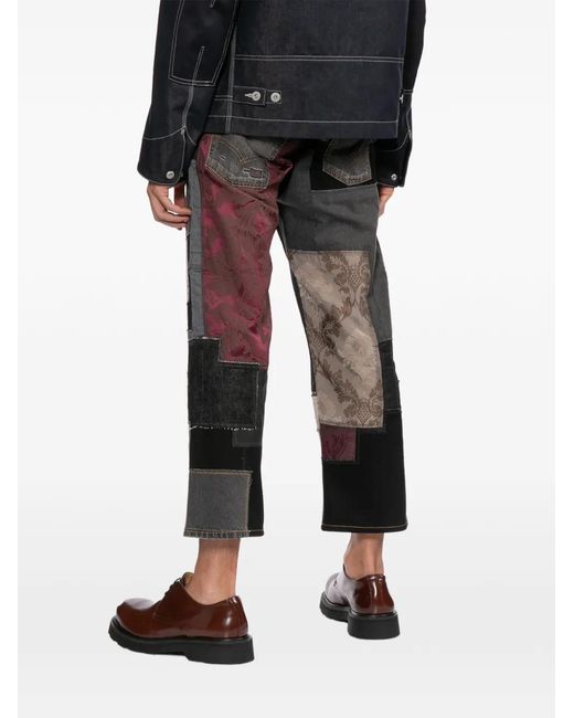 Junya Watanabe Gray X Levi's Patchwork Jeans for men