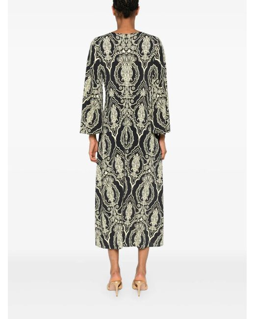 LaDoubleJ Black Sorella Midi Dress