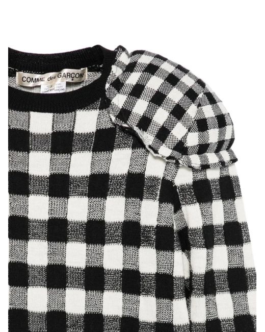 Comme des Garçons Black Checked Top
