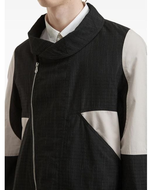 Kiko Kostadinov Mantel Mit Einsätzen in Black für Herren