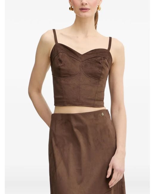 Guess Brown Nunzia Top