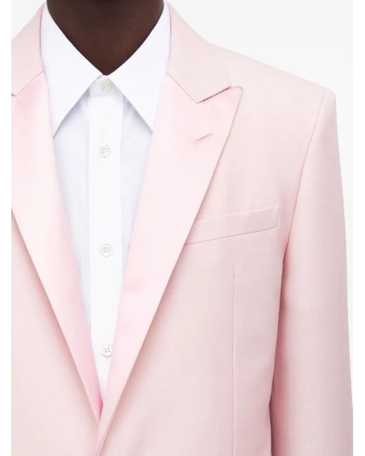 Alexander McQueen Geknöpftes Sakko in Pink für Herren