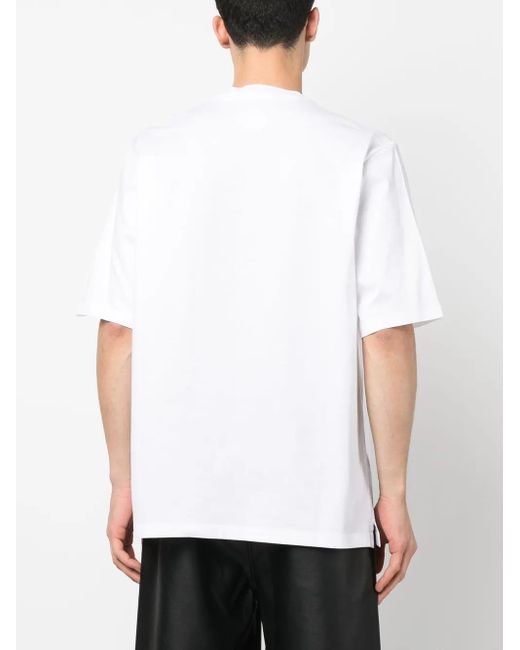 DSquared² Double Pipeline White T Shirt for men