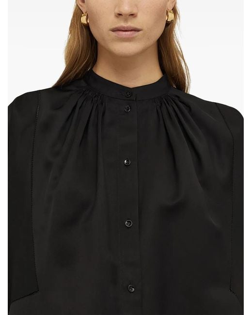 Jil Sander Black Sunday P.M. Long-Sleeve Shirt