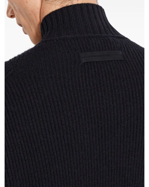 Zegna Black Oasi Cardigan for men