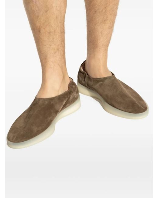 Fear Of God Brown Suede Mule Shoes for men