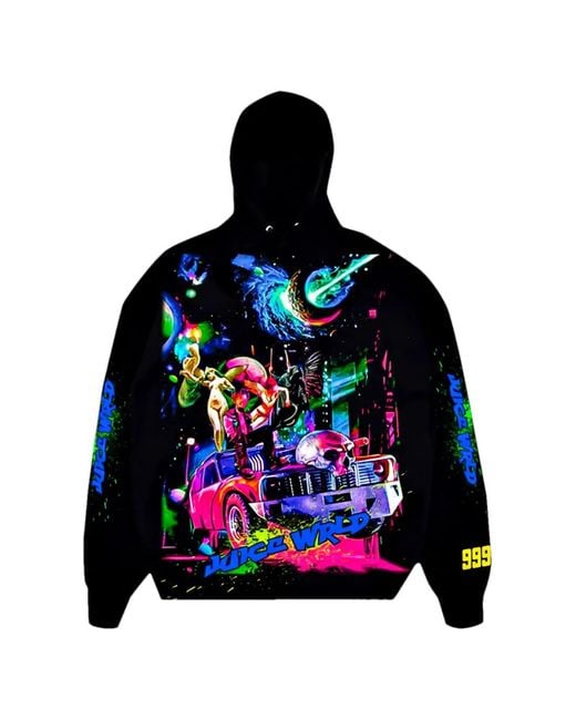Vlone(GOAT) Black X Juice Wrld Cosmic Hoodie for men