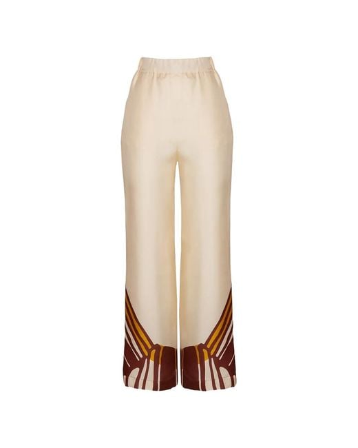 Raquel Diniz White Pantalon Sofia