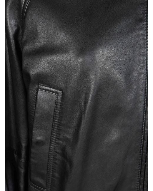 Pinko Black Collared Bomber Jacket