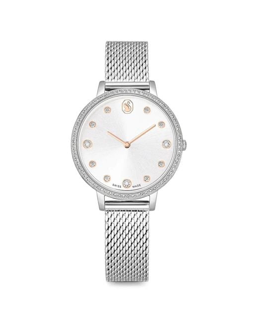 Swarovski White Clarica Crystal 30Mm Watch