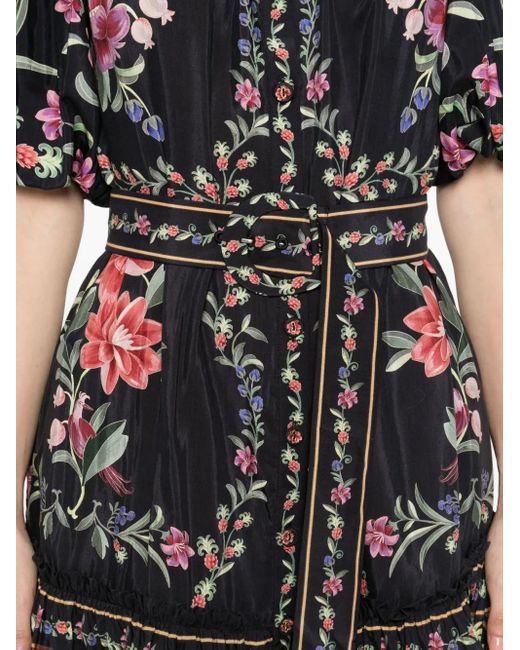 Farm Rio Black Belle Garden Dress