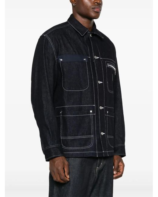 Junya Watanabe Blue Collaborative Denim Jacket for men