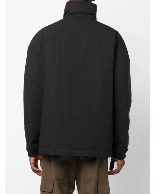 DSquared² Black High-Neck Padded Jacket for men