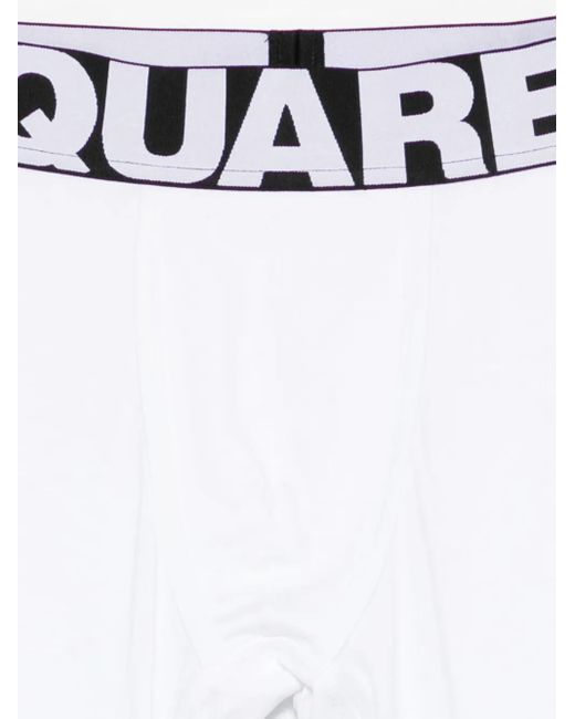 DSquared² White Logo-Band Boxers for men