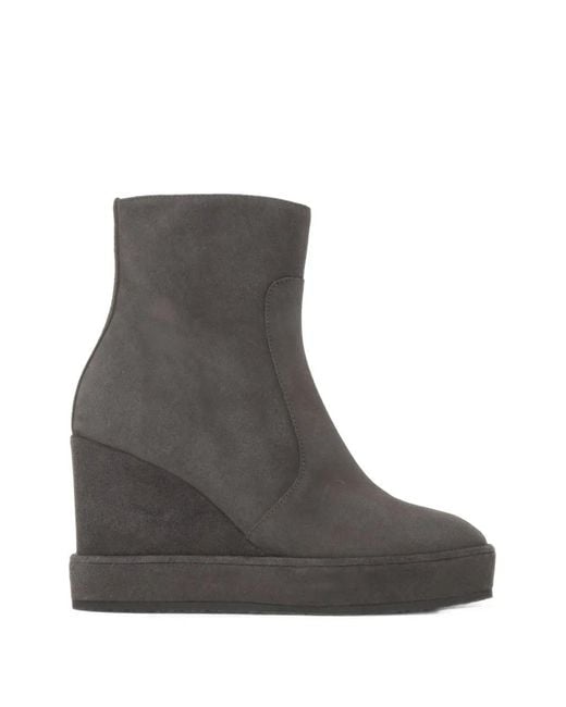 Castaner Brown Brisbane Wedge Ankle Boots