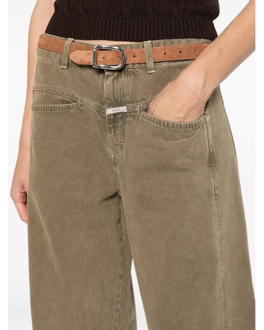 Closed White Tori-X Wide-Leg Jeans