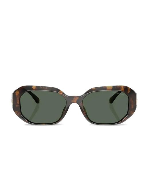 Michael Kors Black Geometric-Frame Sunglasses