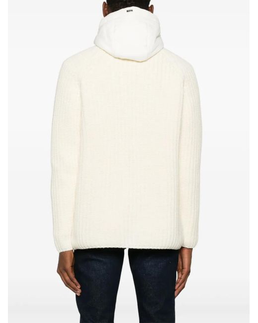 Herno White Virgin Wool Jacket for men