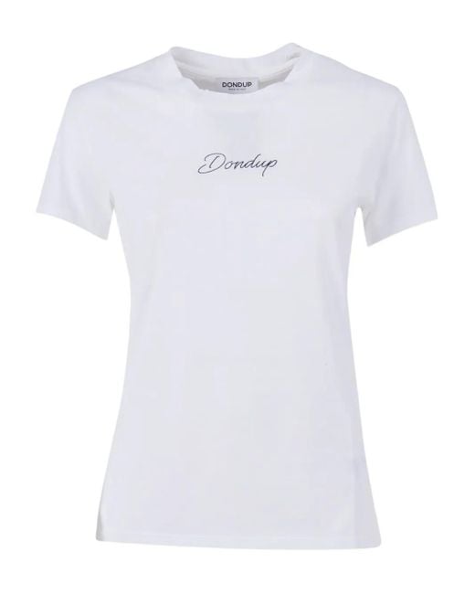Dondup エンブロイダリー Tシャツ White