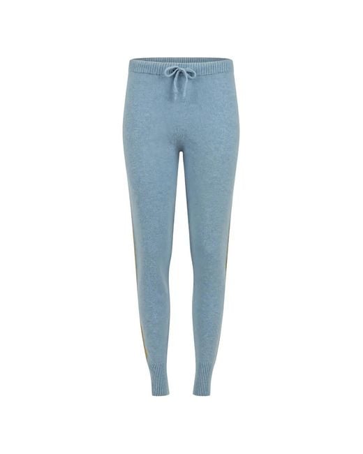 Madison Maison Blue Cashmere Trousers