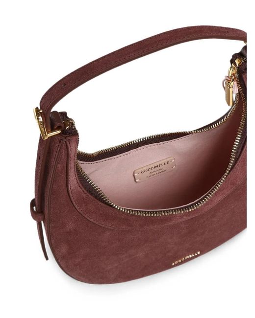 Coccinelle Brown Mini Whisper Shoulder Bag
