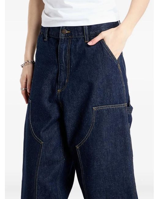 Carhartt Blue Brandon Double Knee Cotton Jeans