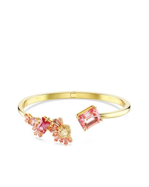 Swarovski White Crystal-Embellished Bracelet