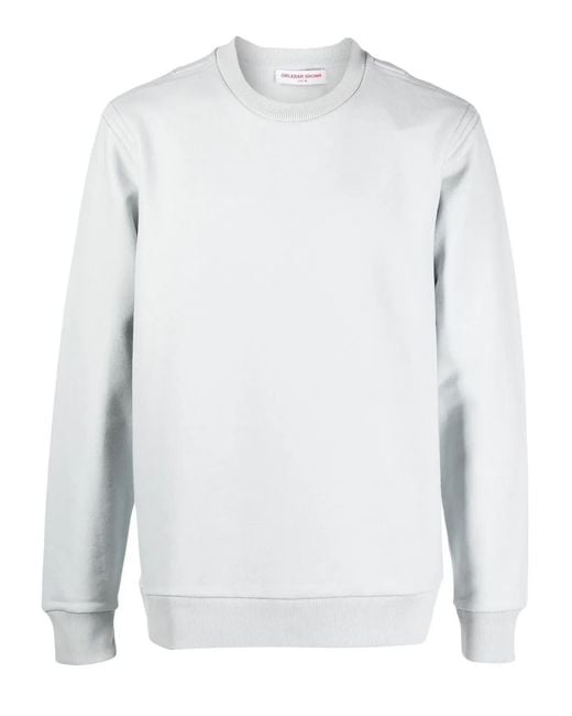 Orlebar Brown White Stevenson Crew Neck Sweatshirt for men